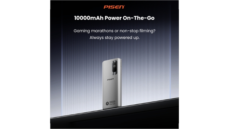 Pin sạc dự phòng Pisen 10.000 mAh 15W Fast Cube TP-D266-TP-D266-T-3