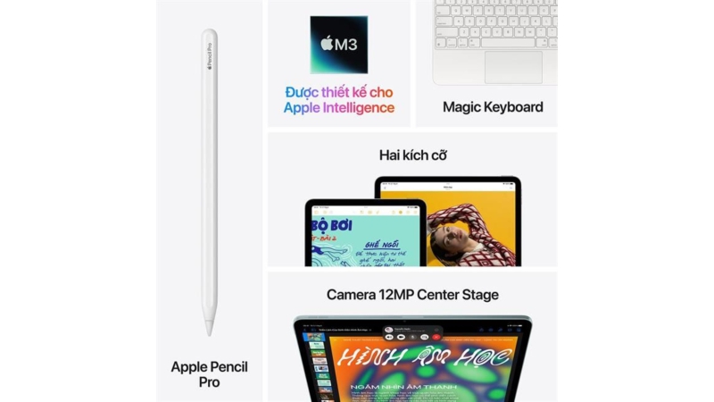 iPad Air M3 13 inch Wifi 128GB Purple - Cũ xước nhẹ (*****W0RD0)-JPQVYW0RD0-5