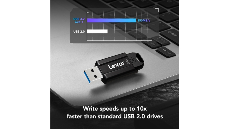 USB 3.1 Lexar Jumpdrive S80 256GB upto 150MB s (LJDS080256G-BNBCRFG)-LJDS080256G-BNBCRFG-5