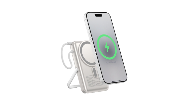 Pin sạc dự phòng Mophie 10.000 mAh 30W Essentials Snap+ Powerstation With Stand-401120760-25