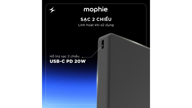 Pin sạc dự phòng Mophie 10.000 mAh 20W Qi2 Powerstation-401118250-14