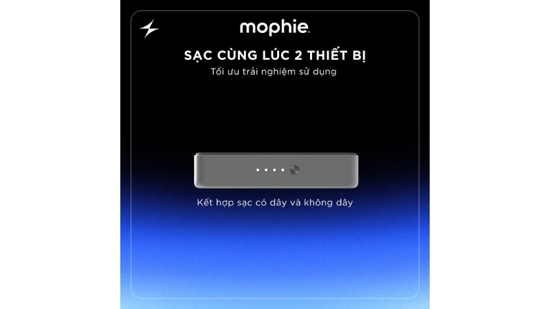 Pin sạc dự phòng Mophie 10.000 mAh 20W Qi2 Powerstation-401118250-13