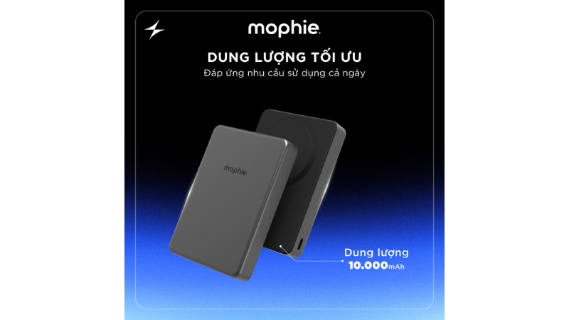 Pin sạc dự phòng Mophie 10.000 mAh 20W Qi2 Powerstation-401118250-15