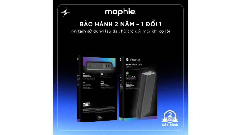 Pin sạc dự phòng Mophie 25.000 mAh 130W Powerstation-401114332-13