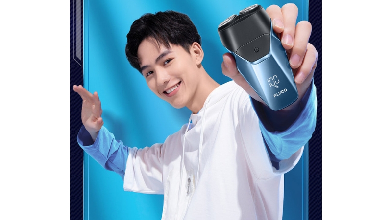 Máy cạo râu khô và ướt Flyco FS889VN-FS889VNBLU-7