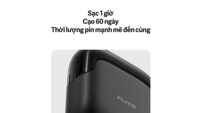 Máy cạo râu điện tuyến tính Flyco FS685VN-FS685VNBLK-12