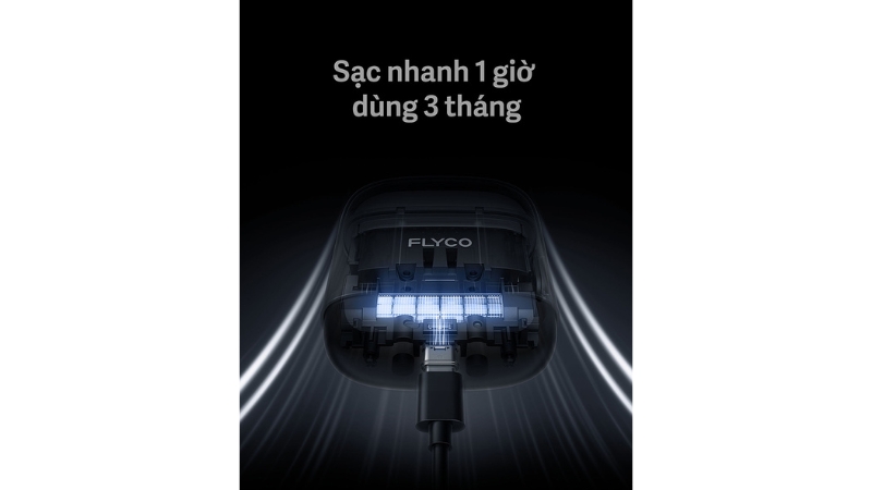 Máy cạo râu điện tuyến tính Flyco F8VN-F8VNGRA-12