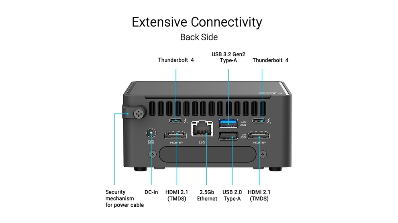 Máy bộ Asus Mini PC NUC 15 Pro Tall RNUC15CRHU700000I (Ultra 7 255H 3Y)-RNUC15CRHU700000I-4