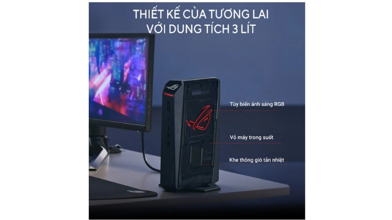Máy bộ Asus Mini PC ROG NUC RNUC15JNK9X38AA3 (Ultra 9 275HX 32GB 2TB RTX 5070Ti Win11 3Y)-RNUC15JNK9X38AA3-11