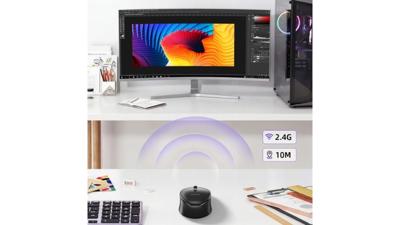 Chuột không dây Innostyle Wireless Mouse Black WM100-WM100BLK-5