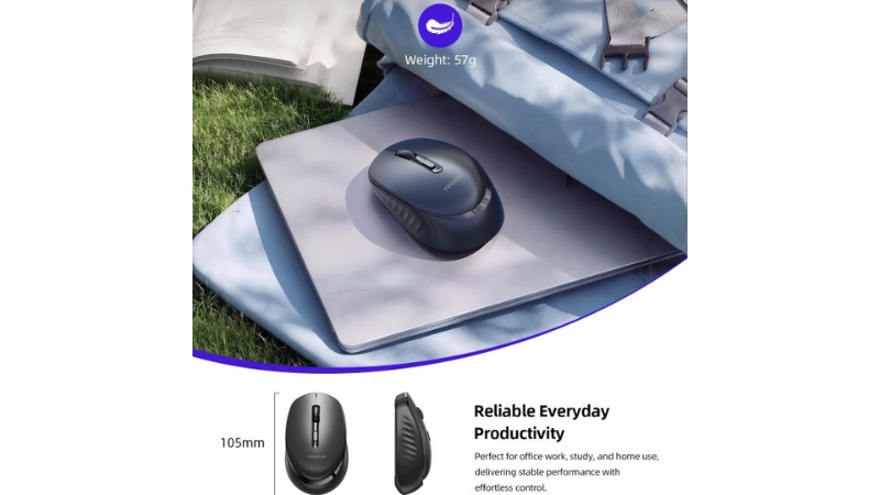 Chuột không dây Innostyle Wireless Mouse Black WM100-WM100BLK-7
