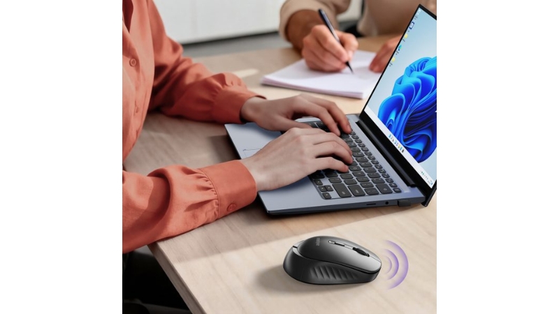 Chuột không dây Innostyle Wireless Mouse Black WM100-WM100BLK-2