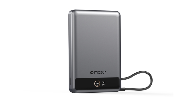 Pin sạc dự phòng Mazer 10.000 mAh PD30W Ai Qi2 MagLink70-M-Ai-MagLink70-NT-8