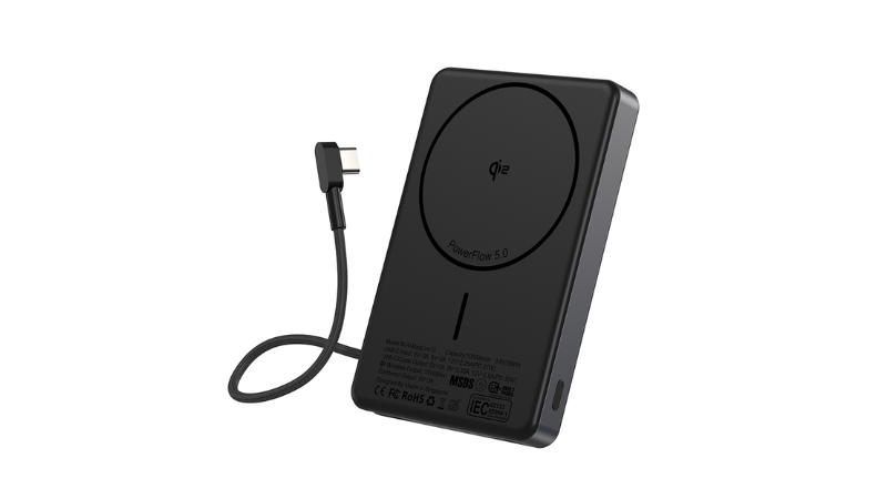 Pin sạc dự phòng Mazer 10.000 mAh PD30W Ai Qi2 MagLink70-M-Ai-MagLink70-NT-9