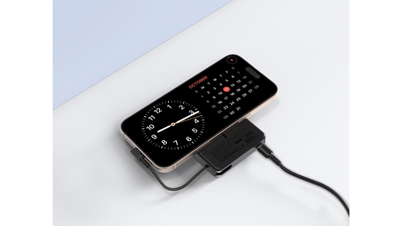 Pin sạc dự phòng Mazer 10.000 mAh PD30W Ai Qi2 MagLink70-M-Ai-MagLink70-NT-22
