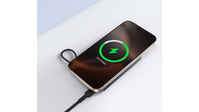 Pin sạc dự phòng Mazer 10.000 mAh PD30W Ai Qi2 MagLink70-M-Ai-MagLink70-NT-25