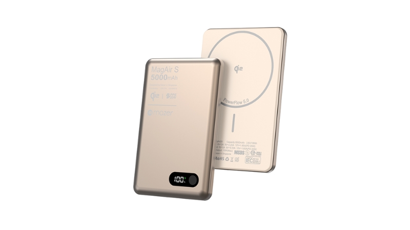 Pin sạc dự phòng Mazer 5.000 mAh PD20W Qi2 MagAir29-M-MagAir29-NT-7