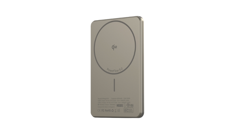 Pin sạc dự phòng Mazer 5.000 mAh PD20W Qi2 MagAir29-M-MagAir29-NT-12