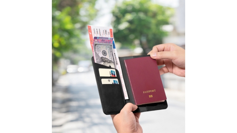 Bao da hộ chiếu Mazer 1 Tag Passport-M-1Tag-Passport-BW-11