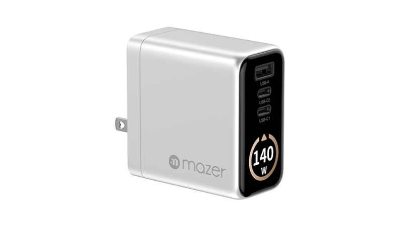 Bộ sạc kèm cáp Mazer PD140W Ai Prestige GaN-M-Ai-G140W-V7-SV-3