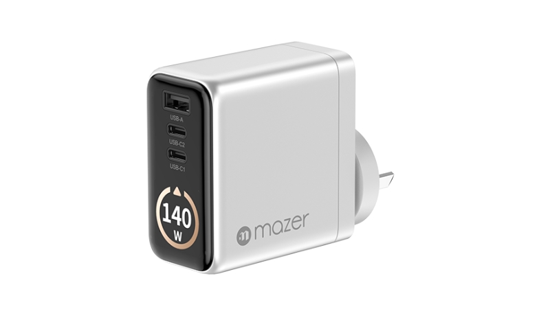 Bộ sạc kèm cáp Mazer PD140W Ai Prestige GaN-M-Ai-G140W-V7-SV-6