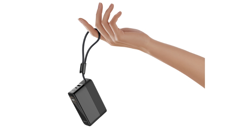 Pin sạc dự phòng Mazer 20.000 mAh 130W PowerCharge tích hợp cáp sạc-M-Ai-PC130L20-V7-BK-6
