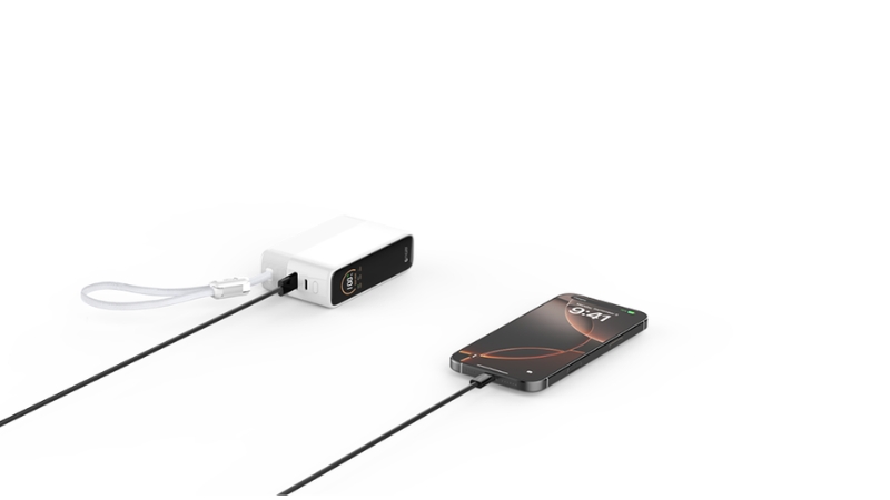 Pin sạc dự phòng Mazer 20.000 mAh 130W PowerCharge tích hợp cáp sạc-M-Ai-PC130L20-V7-BK-9