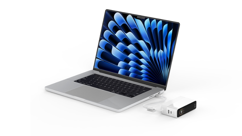 Pin sạc dự phòng Mazer 20.000 mAh 130W PowerCharge tích hợp cáp sạc-M-Ai-PC130L20-V7-BK-11