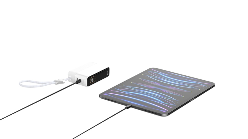 Pin sạc dự phòng Mazer 20.000 mAh 130W PowerCharge tích hợp cáp sạc-M-Ai-PC130L20-V7-BK-8
