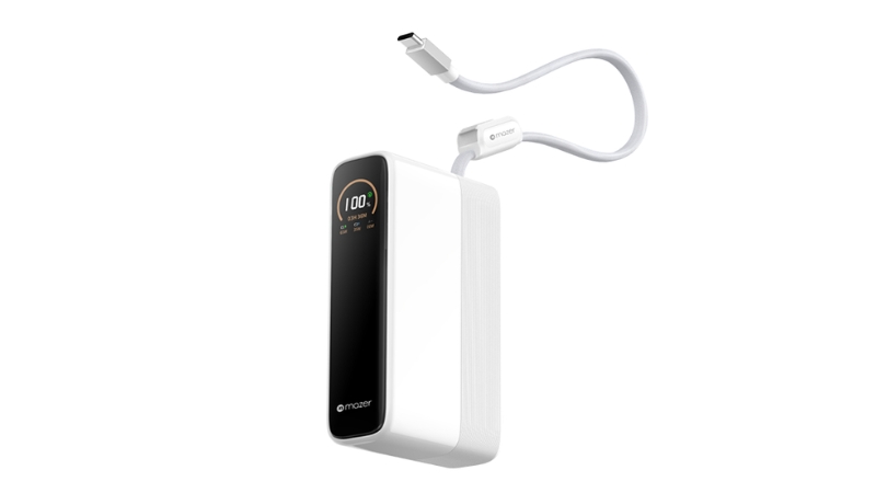 Pin sạc dự phòng Mazer 20.000 mAh 130W PowerCharge tích hợp cáp sạc-M-Ai-PC130L20-V7-BK-3