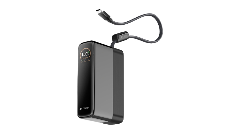 Pin sạc dự phòng Mazer 20.000 mAh 130W PowerCharge tích hợp cáp sạc-M-Ai-PC130L20-V7-BK-4