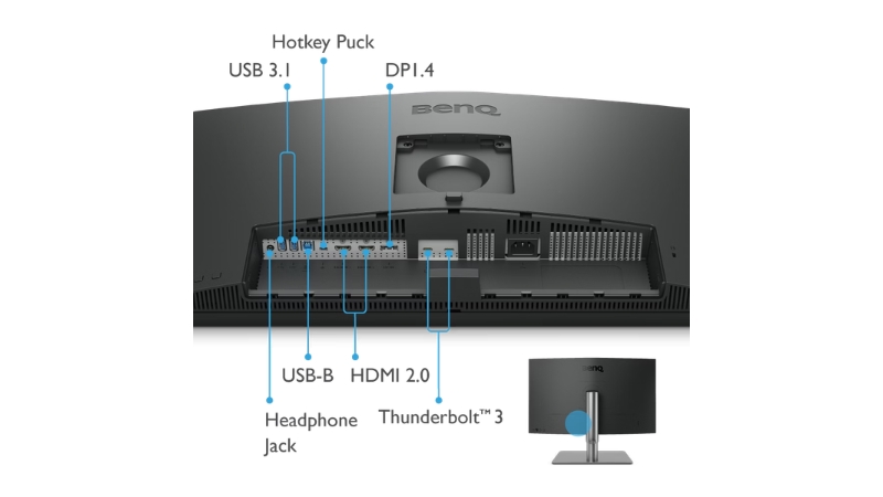 Màn hình BenQ PD2725U 27 inch (IPS UHD 60Hz 5ms Thunderbolt 3)-PD2725U-5