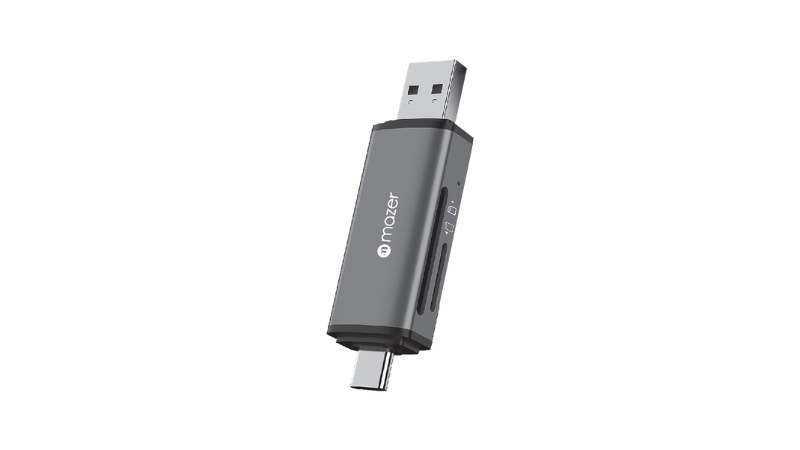 Đầu đọc thẻ nhớ TF SD Mazer Dual Card Reader Hub-M-OTG2CARD-Duo-3