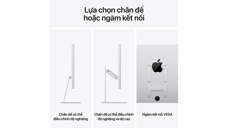 Apple Studio Display Nano-texture Glass Chân Đế Điều Chỉnh Độ Nghiêng Và Độ Cao-MFF04SA A-7