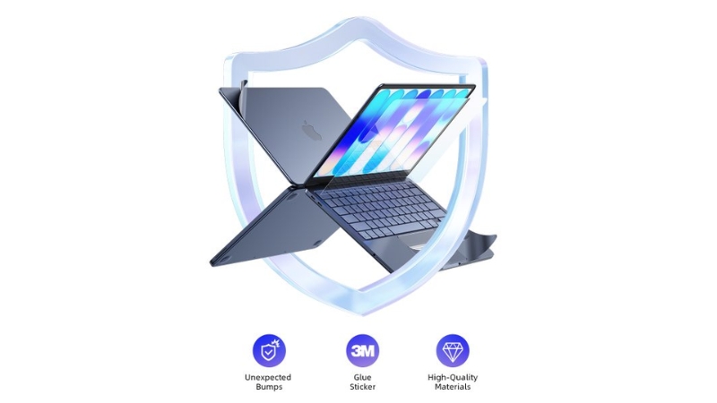 Bộ dán MacBook Neo 13 inch Innostyle 6 in 1 Diamond Guard-ISCS3404BP-4