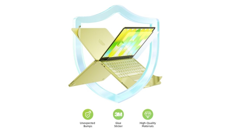 Bộ dán MacBook Neo 13 inch Innostyle 6 in 1 Diamond Guard-ISCS3404BP-5