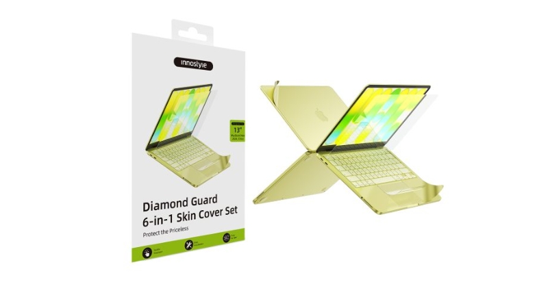 Bộ dán MacBook Neo 13 inch Innostyle 6 in 1 Diamond Guard-ISCS3404BP-13