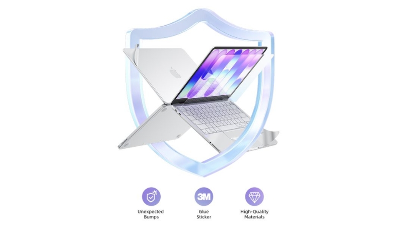 Bộ dán MacBook Neo 13 inch Innostyle 6 in 1 Diamond Guard-ISCS3404BP-3