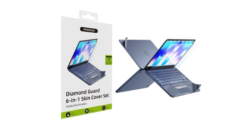 Bộ dán MacBook Neo 13 inch Innostyle 6 in 1 Diamond Guard-ISCS3404BP-12