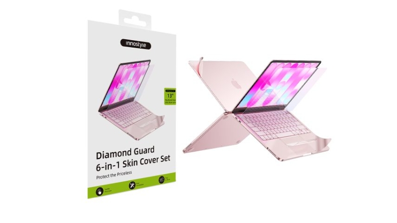 Bộ dán MacBook Neo 13 inch Innostyle 6 in 1 Diamond Guard-ISCS3404BP-14