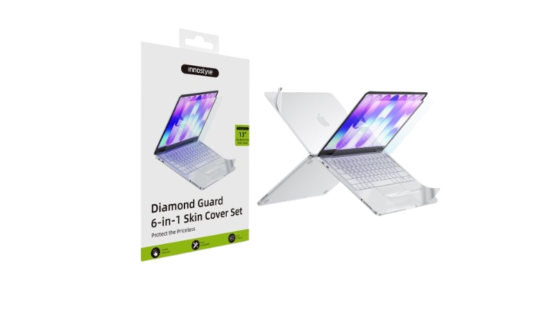 Bộ dán MacBook Neo 13 inch Innostyle 6 in 1 Diamond Guard-ISCS3404BP-15