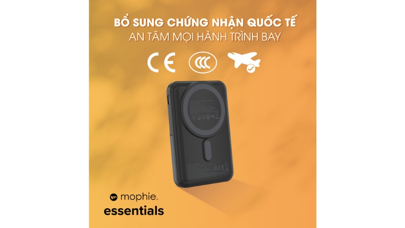 Sạc dự phòng Mophie Essentials Snap+ Powerstation With Stand 10.000 mAh-401117449-20