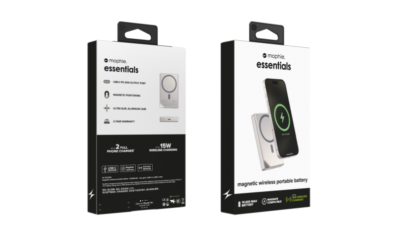 Pin sạc dự phòng Mophie Essentials Snap+ 10.000 mAh Metallic-401116530-9