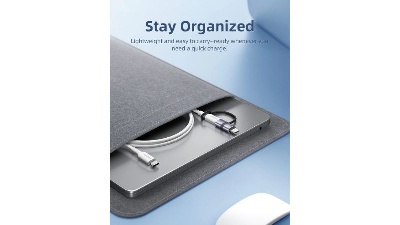 Cổng chuyển OTG Innostyle FlexiLInk USB-C to Lightning Female Silicone Tape ST-530GY-ST-530GY-3