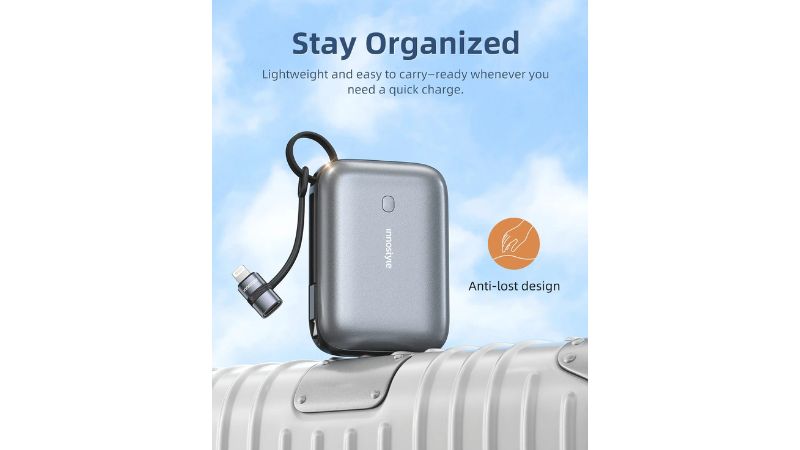 Cổng chuyển OTG Innostyle FlexiLInk Lightning to USB-C Female Silicone Tape ST-540GY-ST-540GY-4