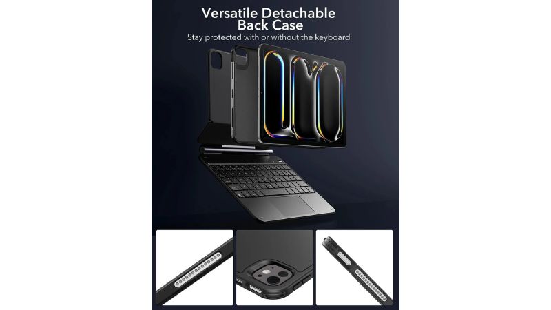 Ốp lưng kèm bàn phím iPad Pro 11 inch (M4 M5) ESR Magnet Rebound 360 độ-4894240200384-5
