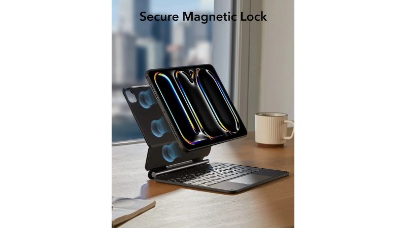 Ốp lưng kèm bàn phím iPad Pro 11 inch (M4 M5) ESR Magnet Rebound 360 độ-4894240200384-7