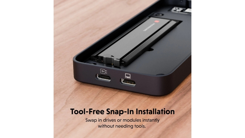 Box ổ cứng SSD HyperDrive Next USB-4 Ver2 80Gbps M.2 PCIe Enclosure-HD2500GL-4