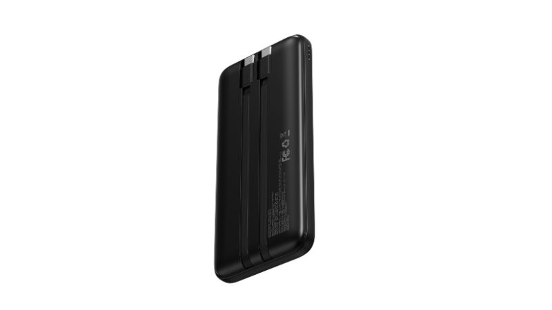 Pin sạc dự phòng Energizer 10.000 mAh 22.5W tích hợp 2 cáp Type-C to Type-C-UE10079PQBK-5