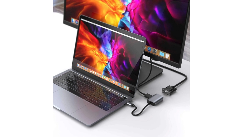 Cổng chuyển HyperDrive HDMI VGA 4K60HZ 2 in 1 USB-C HD-C2HV-GR-HD-C2HV-GR-6